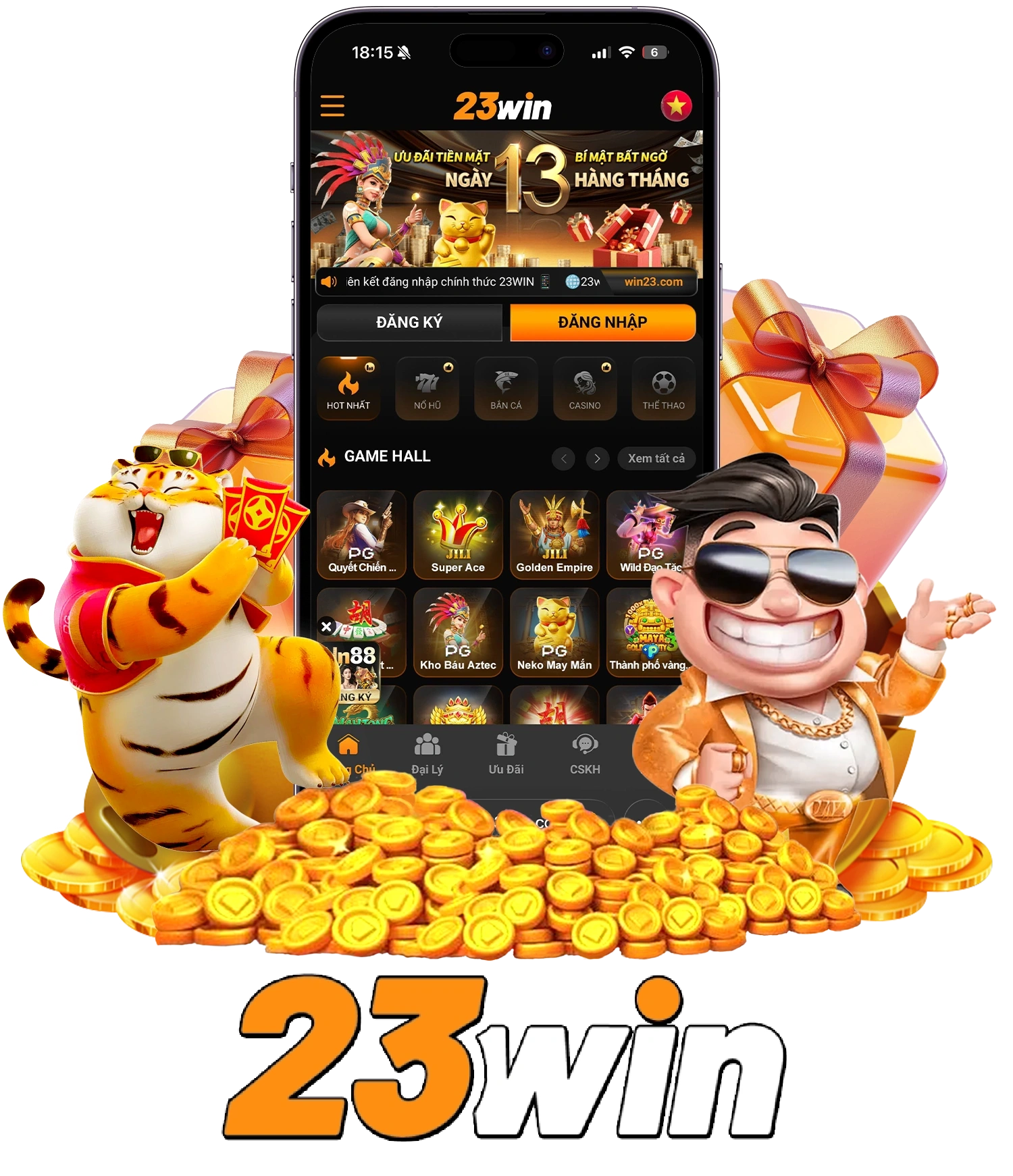 Dịch vụ ứng dụng 23Win trên thiết bị di động